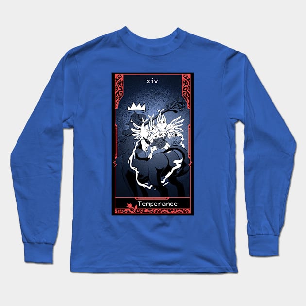 XIV Temperance (Sagittarius) Long Sleeve T-Shirt by mcgriffin